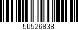 Código de barras (EAN, GTIN, SKU, ISBN): '50526838'