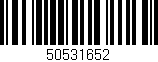 Código de barras (EAN, GTIN, SKU, ISBN): '50531652'