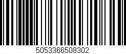 Código de barras (EAN, GTIN, SKU, ISBN): '5053366508302'