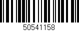 Código de barras (EAN, GTIN, SKU, ISBN): '50541158'