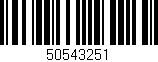 Código de barras (EAN, GTIN, SKU, ISBN): '50543251'