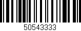 Código de barras (EAN, GTIN, SKU, ISBN): '50543333'