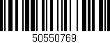 Código de barras (EAN, GTIN, SKU, ISBN): '50550769'