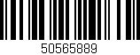 Código de barras (EAN, GTIN, SKU, ISBN): '50565889'