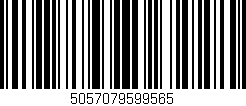 Código de barras (EAN, GTIN, SKU, ISBN): '5057079599565'