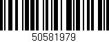 Código de barras (EAN, GTIN, SKU, ISBN): '50581979'