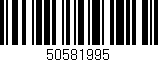 Código de barras (EAN, GTIN, SKU, ISBN): '50581995'