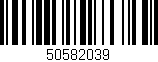 Código de barras (EAN, GTIN, SKU, ISBN): '50582039'