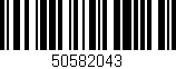 Código de barras (EAN, GTIN, SKU, ISBN): '50582043'