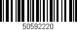 Código de barras (EAN, GTIN, SKU, ISBN): '50592220'