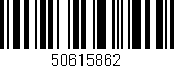 Código de barras (EAN, GTIN, SKU, ISBN): '50615862'