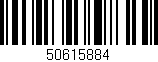Código de barras (EAN, GTIN, SKU, ISBN): '50615884'