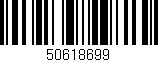 Código de barras (EAN, GTIN, SKU, ISBN): '50618699'