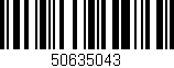 Código de barras (EAN, GTIN, SKU, ISBN): '50635043'