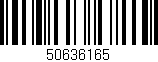 Código de barras (EAN, GTIN, SKU, ISBN): '50636165'