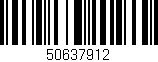 Código de barras (EAN, GTIN, SKU, ISBN): '50637912'