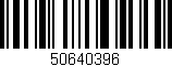 Código de barras (EAN, GTIN, SKU, ISBN): '50640396'
