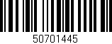 Código de barras (EAN, GTIN, SKU, ISBN): '50701445'