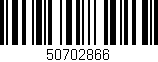 Código de barras (EAN, GTIN, SKU, ISBN): '50702866'