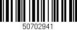 Código de barras (EAN, GTIN, SKU, ISBN): '50702941'