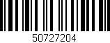 Código de barras (EAN, GTIN, SKU, ISBN): '50727204'