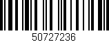 Código de barras (EAN, GTIN, SKU, ISBN): '50727236'