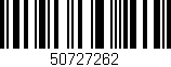 Código de barras (EAN, GTIN, SKU, ISBN): '50727262'