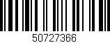 Código de barras (EAN, GTIN, SKU, ISBN): '50727366'