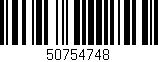 Código de barras (EAN, GTIN, SKU, ISBN): '50754748'