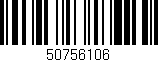 Código de barras (EAN, GTIN, SKU, ISBN): '50756106'