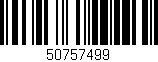 Código de barras (EAN, GTIN, SKU, ISBN): '50757499'