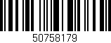 Código de barras (EAN, GTIN, SKU, ISBN): '50758179'