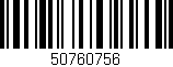 Código de barras (EAN, GTIN, SKU, ISBN): '50760756'