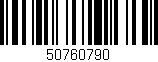 Código de barras (EAN, GTIN, SKU, ISBN): '50760790'