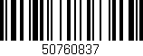 Código de barras (EAN, GTIN, SKU, ISBN): '50760837'