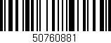 Código de barras (EAN, GTIN, SKU, ISBN): '50760881'