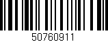 Código de barras (EAN, GTIN, SKU, ISBN): '50760911'