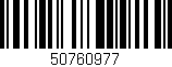 Código de barras (EAN, GTIN, SKU, ISBN): '50760977'