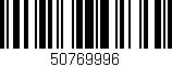 Código de barras (EAN, GTIN, SKU, ISBN): '50769996'