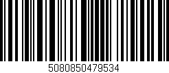 Código de barras (EAN, GTIN, SKU, ISBN): '5080850479534'