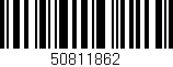 Código de barras (EAN, GTIN, SKU, ISBN): '50811862'