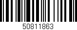 Código de barras (EAN, GTIN, SKU, ISBN): '50811863'