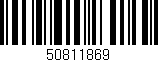 Código de barras (EAN, GTIN, SKU, ISBN): '50811869'