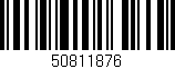 Código de barras (EAN, GTIN, SKU, ISBN): '50811876'