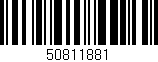 Código de barras (EAN, GTIN, SKU, ISBN): '50811881'