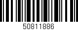 Código de barras (EAN, GTIN, SKU, ISBN): '50811886'