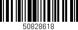 Código de barras (EAN, GTIN, SKU, ISBN): '50828618'
