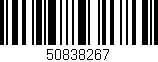 Código de barras (EAN, GTIN, SKU, ISBN): '50838267'