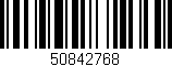 Código de barras (EAN, GTIN, SKU, ISBN): '50842768'