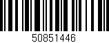 Código de barras (EAN, GTIN, SKU, ISBN): '50851446'